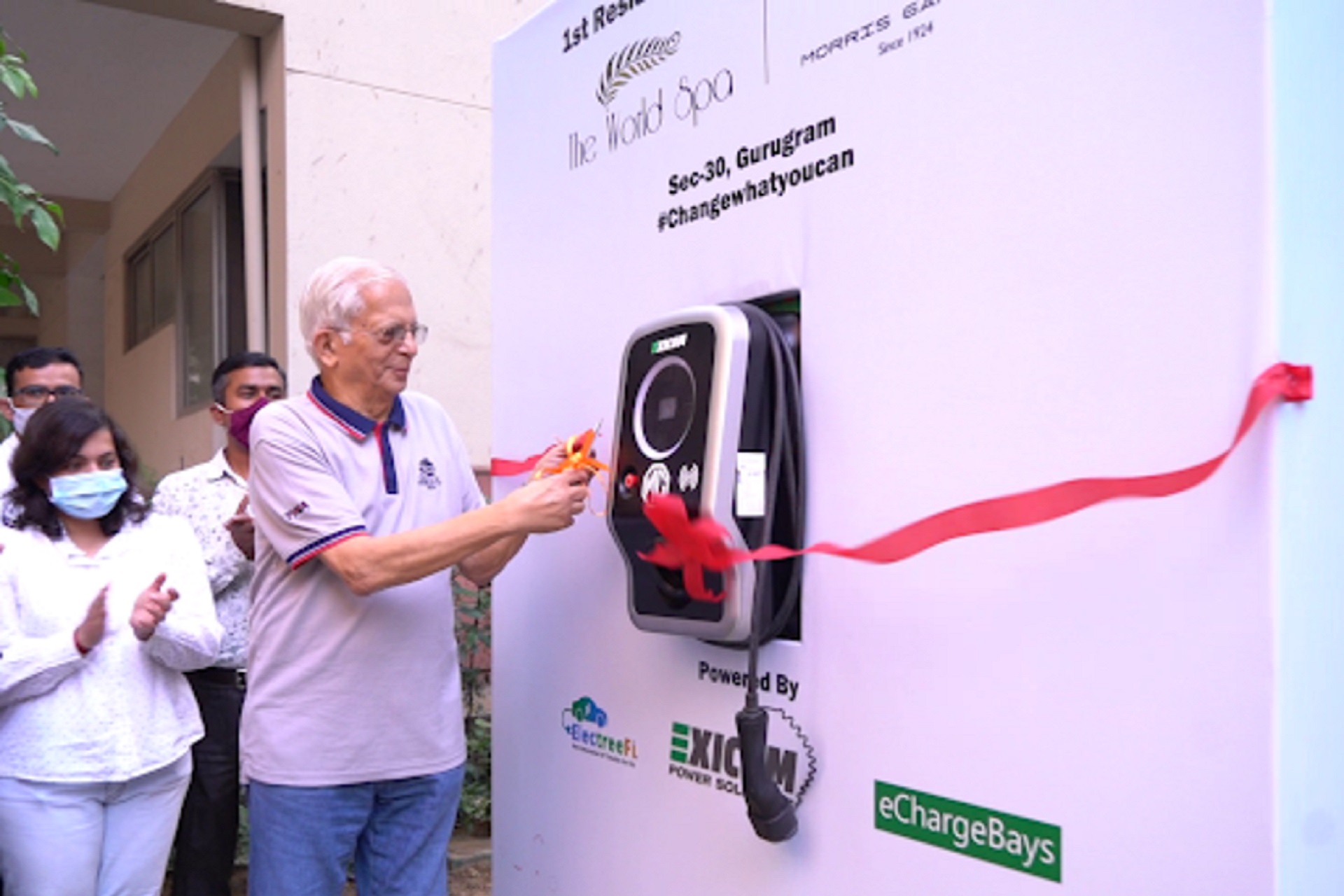 MG Motor Inaugurates First Residential Community EV Charger